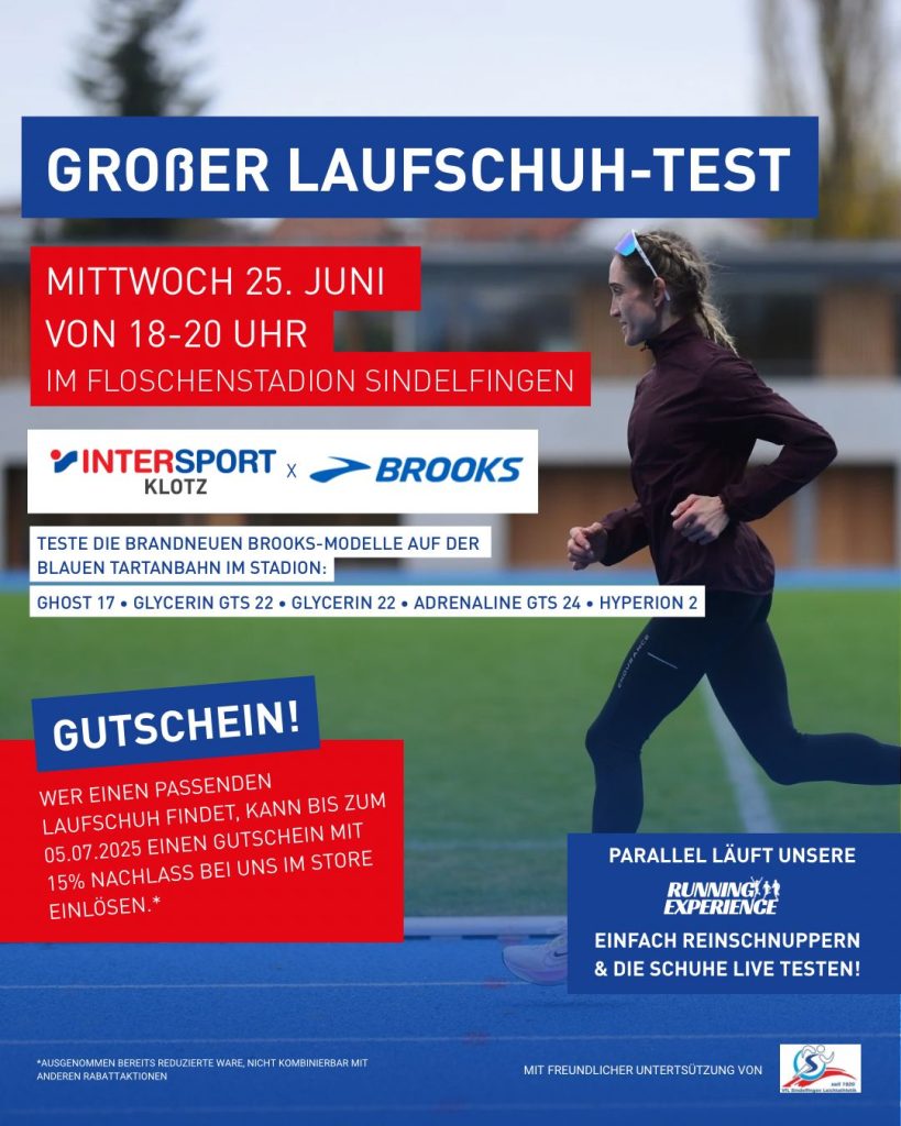 großer laufschuh test