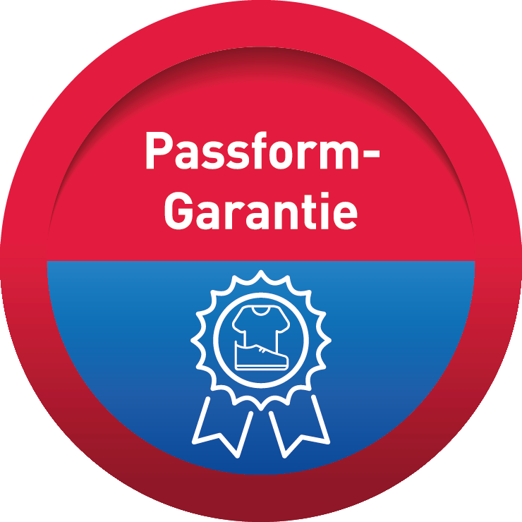 Unser Service Passformgarantie